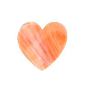 Pince à cheveux Coeur Rose | COUCOU SUZETTE