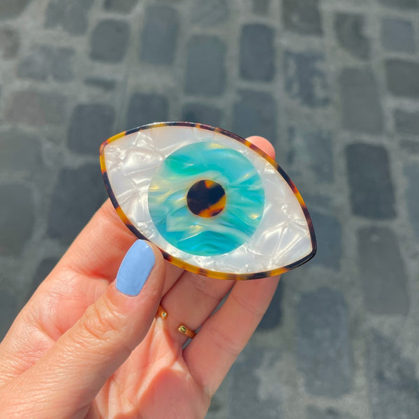Pince à cheveux Œil bleu | COUCOU SUZETTE