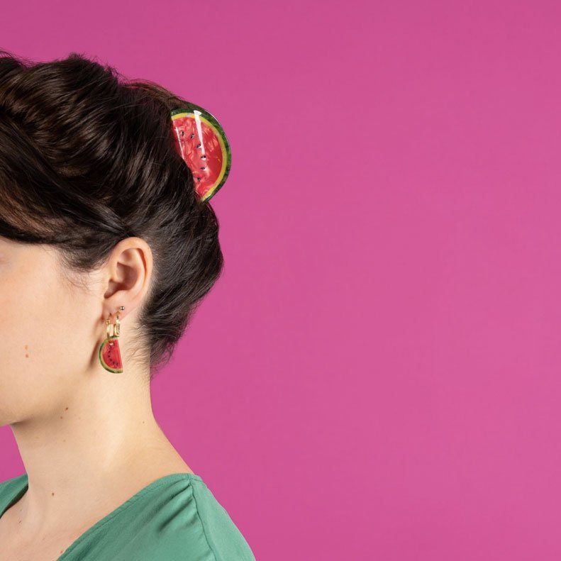 Pince à cheveux Pastèque | COUCOU SUZETTE