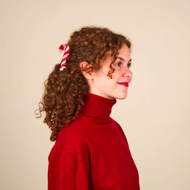 Grande pince à cheveux Sucre d'orge | COUCOU SUZETTE