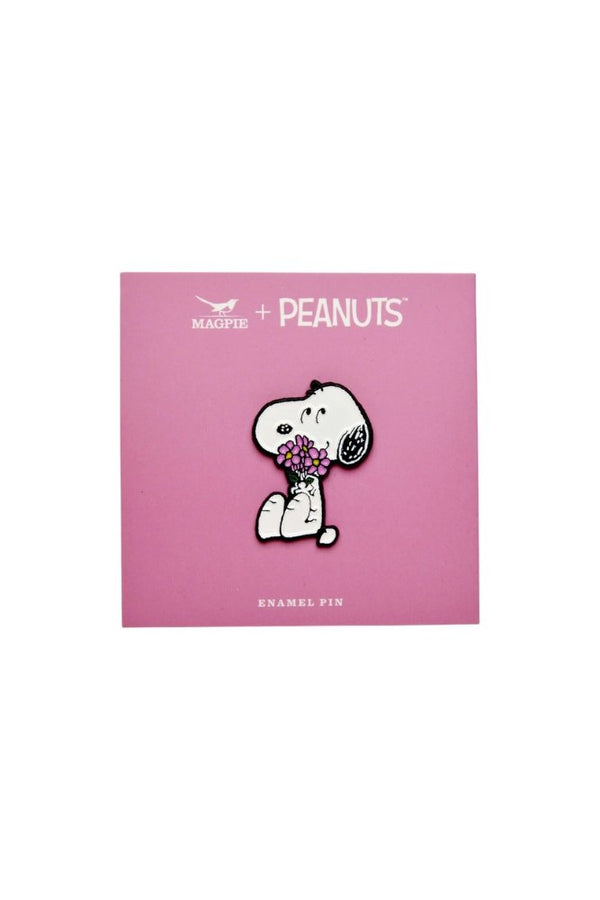 Pin's Snoopy 'Give Hugs' Flowers | PEANUTS X MAGPIE