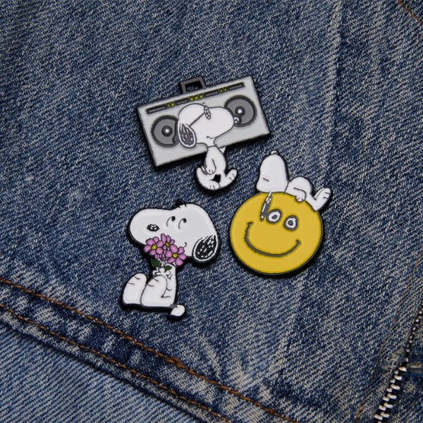 Pin's Snoopy 'Good Vibes' Nice Day | PEANUTS X MAGPIE