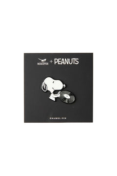 Pin's Snoopy 'Music Is Life' Records | PEANUTS X MAGPIE