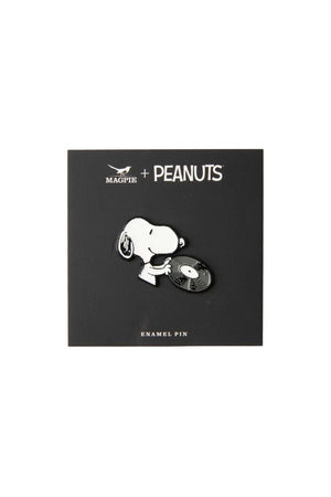 Pin's Snoopy 'Music Is Life' Records | PEANUTS X MAGPIE