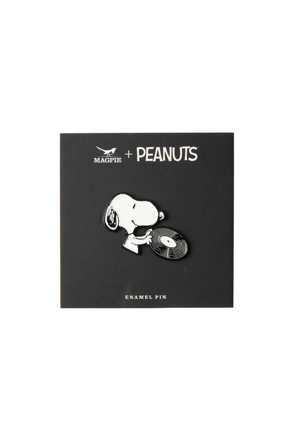 Pin's Snoopy 'Music Is Life' Records | PEANUTS X MAGPIE