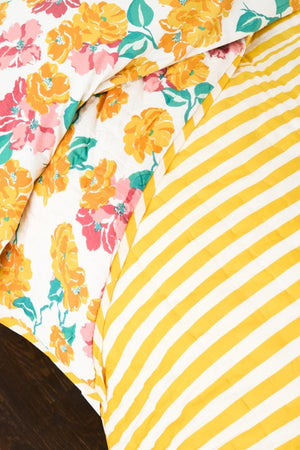 Plaid réversible 'Rose Flower' | LUCAS DU TERTRE