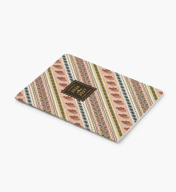 Planner hebdomadaire 2026-2027 souple 12 mois ‘Paisley' | RIFLE PAPER CO
