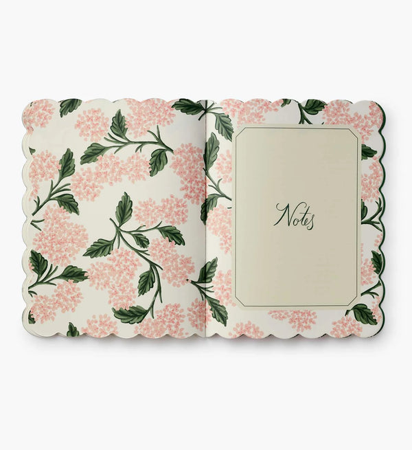 Planner hebdomadaire 2026-2027 souple 12 mois ‘Pink Hydrangea' | RIFLE PAPER CO