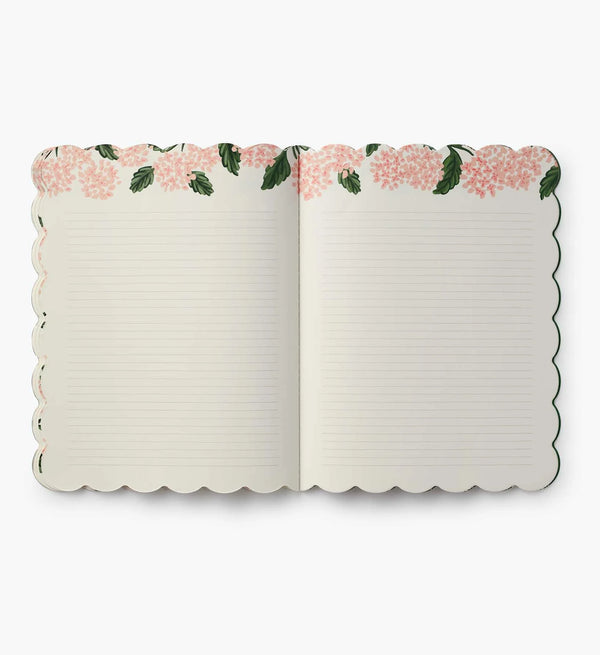 Planner hebdomadaire 2026-2027 souple 12 mois ‘Pink Hydrangea' | RIFLE PAPER CO