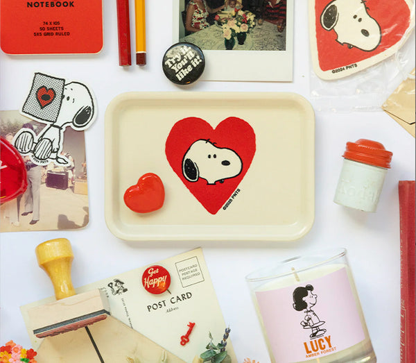 Plateau Snoopy Peanuts 'Heart' | PEANUTS X THREE POTATO FOUR