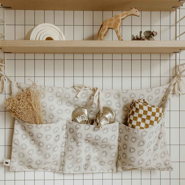 Pochette de lit 'Mathilde' Dotted heart | ROSE IN APRIL