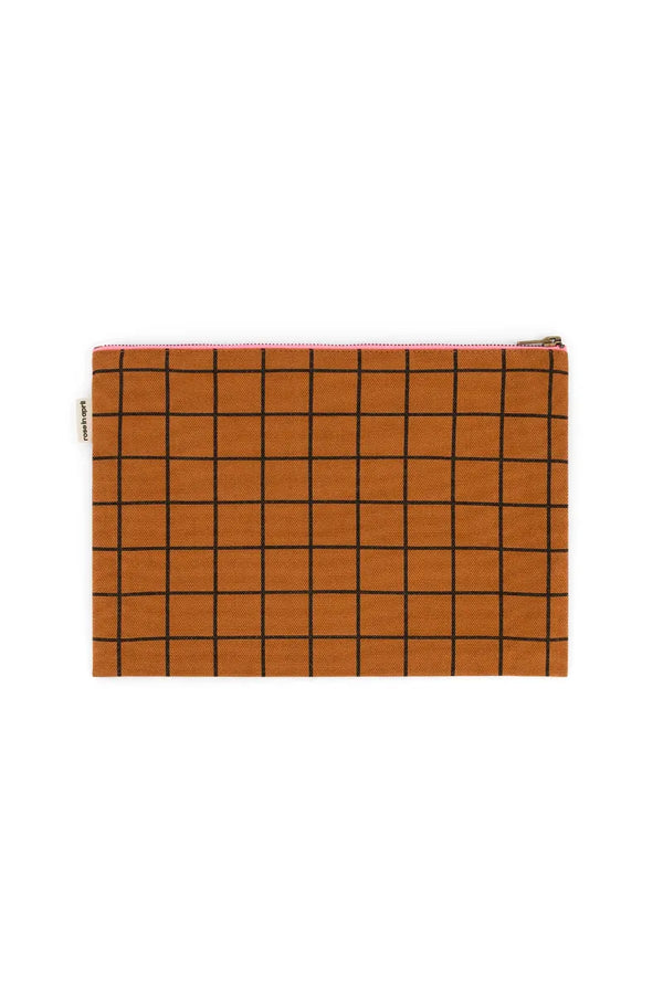 Pochette ‘Lili’ Check Ginger | ROSE IN APRIL