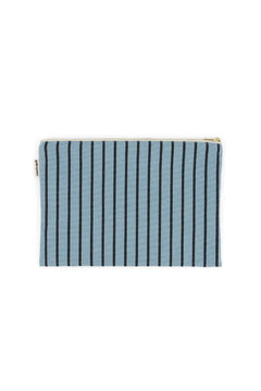 Pochette ‘Lili’ Rayures Tennis Blue sky | ROSE IN APRIL