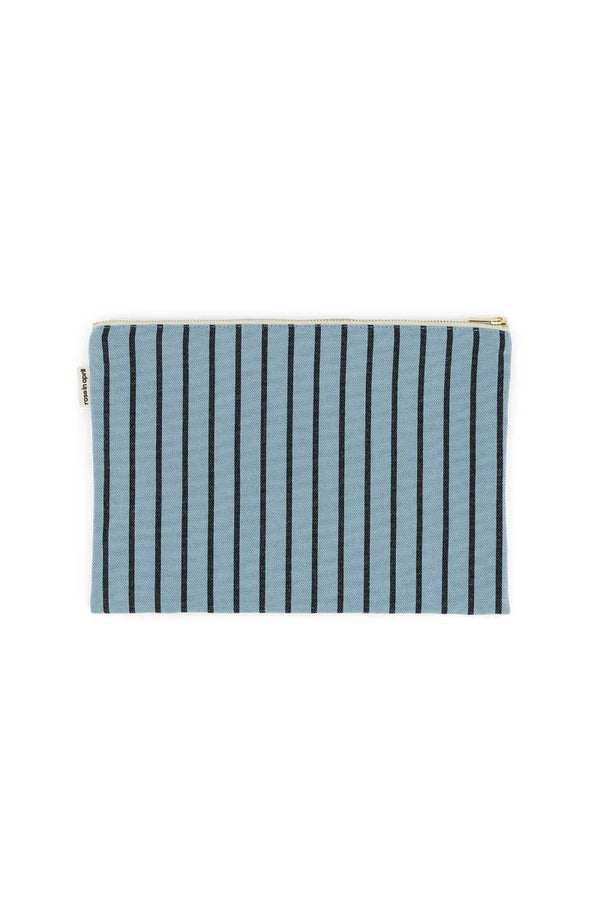 Pochette ‘Lili’ Rayures Tennis Blue sky | ROSE IN APRIL