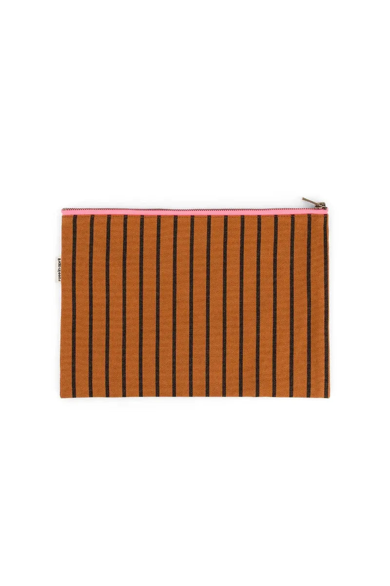 Pochette ‘Lili’ Rayures Tennis Ginger | ROSE IN APRIL