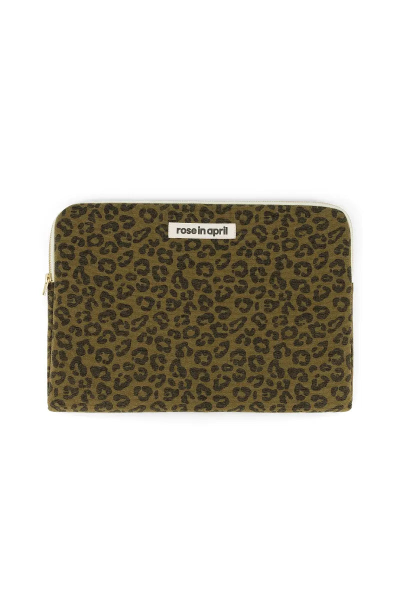 Housse d'ordinateur 'Maya' 15-16" Graou Olive | ROSE IN APRIL