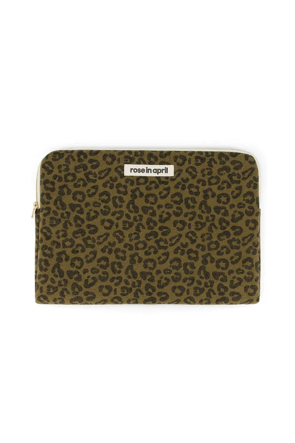 Housse d'ordinateur 'Maya' 15-16" Graou Olive | ROSE IN APRIL