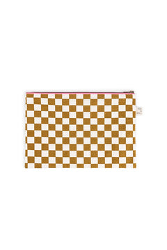 Pochette 'Lili' Damier Caramel | ROSE IN APRIL