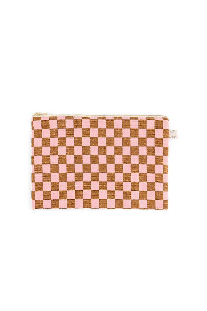 Pochette 'Lili' Damier Strawberry | ROSE IN APRIL