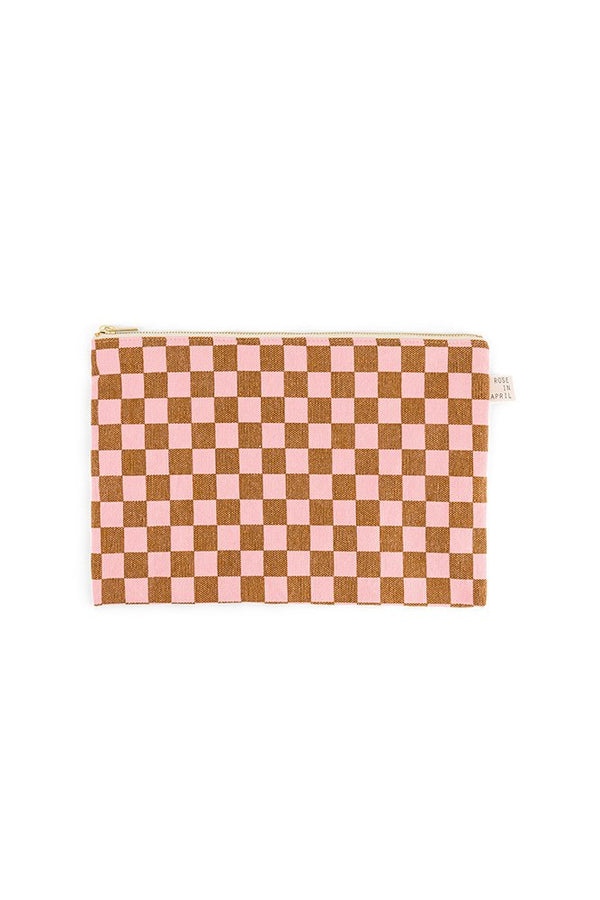 Pochette 'Lili' Damier Strawberry | ROSE IN APRIL