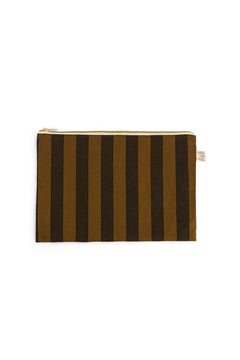 Pochette 'Lili' Rayures Cumin | ROSE IN APRIL