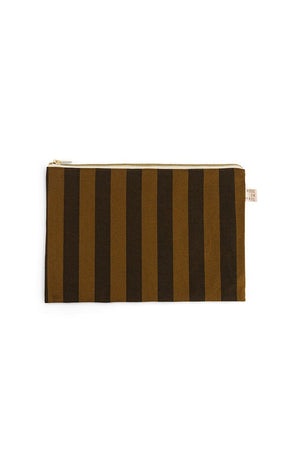 Pochette 'Lili' Rayures Cumin | ROSE IN APRIL