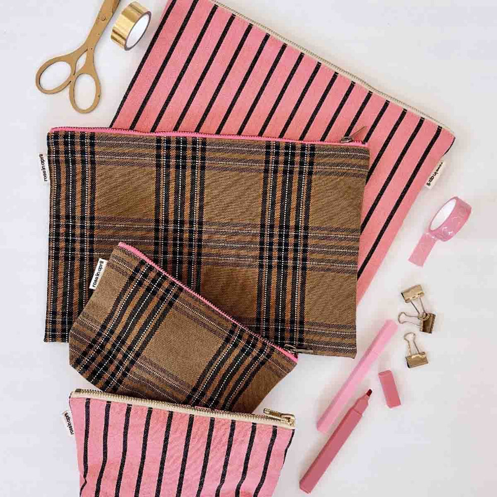 Pochette 'Sofia' Carreaux tartan | ROSE IN APRIL