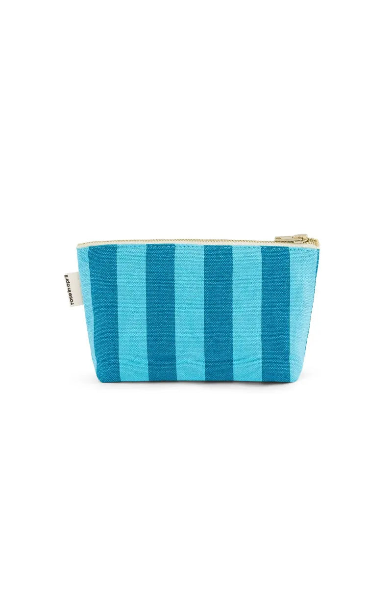 Pochette 'Sofia' Rayures Capri / Tahitian | ROSE IN APRIL