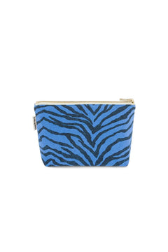 Pochette 'Sofia' Zebrou Bleu grec | ROSE IN APRIL