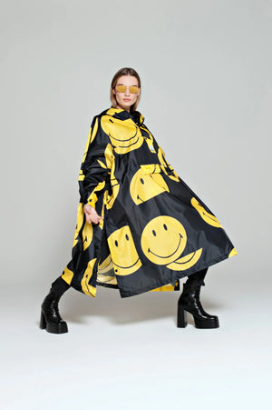 Poncho de pluie 'All Smiles x Smiley' | RAINKISS