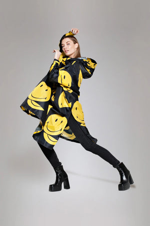 Poncho de pluie 'All Smiles x Smiley' | RAINKISS