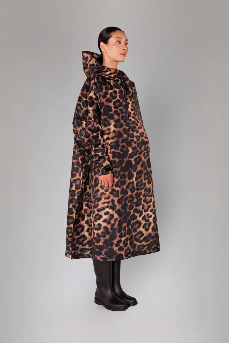 Poncho de pluie 'Dark Leopard' | RAINKISS