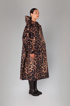 Poncho de pluie 'Dark Leopard' | RAINKISS