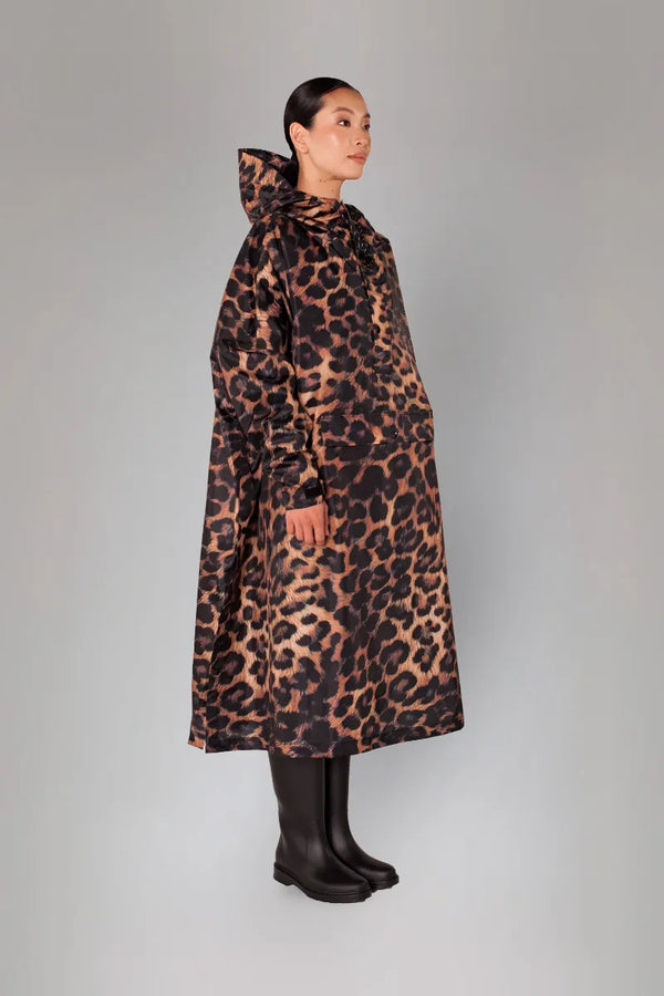 Poncho de pluie 'Dark Leopard' | RAINKISS