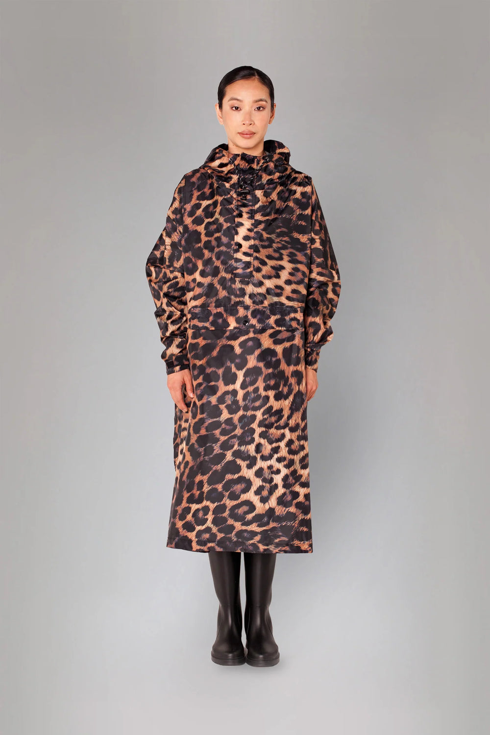 Poncho de pluie 'Dark Leopard' | RAINKISS