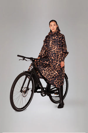 Poncho de pluie 'Dark Leopard' | RAINKISS