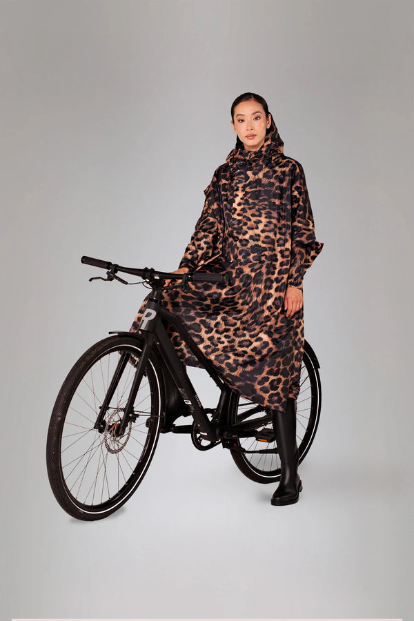 Poncho de pluie 'Dark Leopard' | RAINKISS