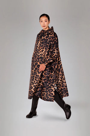 Poncho de pluie 'Dark Leopard' | RAINKISS