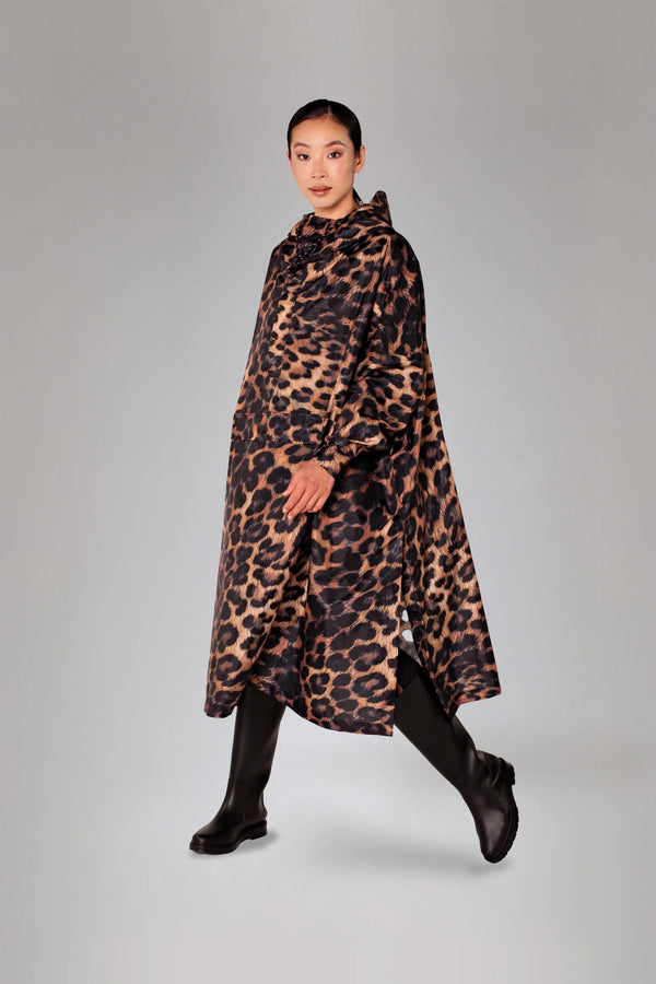 Poncho de pluie 'Dark Leopard' | RAINKISS