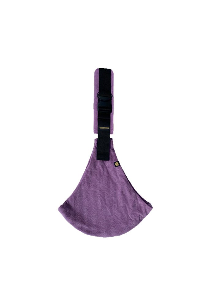 Porte-bébé Velours côtelé Lilas | WILDRIDE