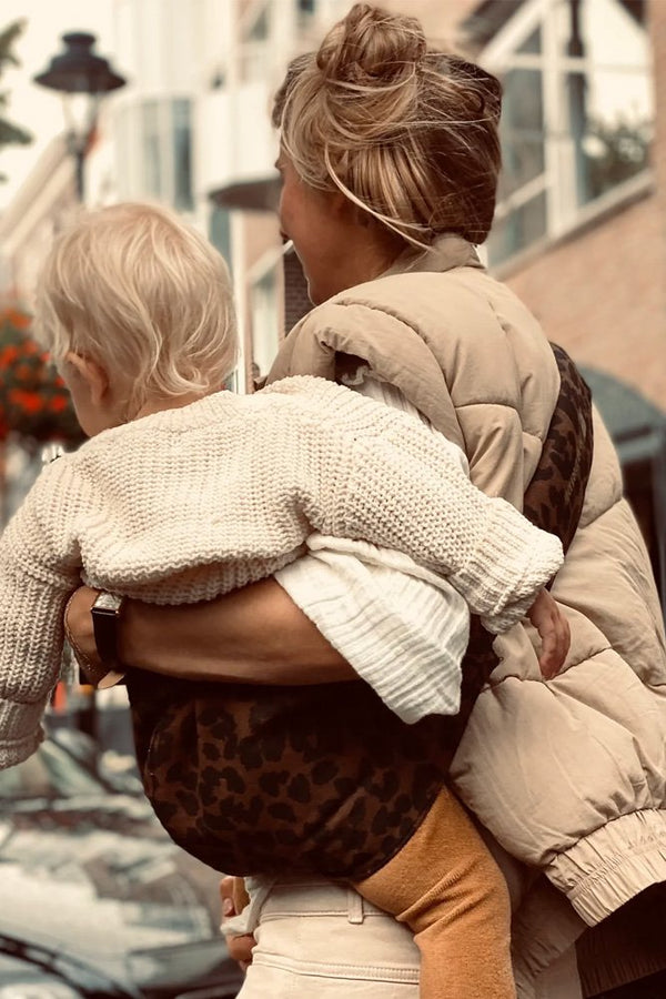 Porte-bébé Léopard Marron | WILDRIDE