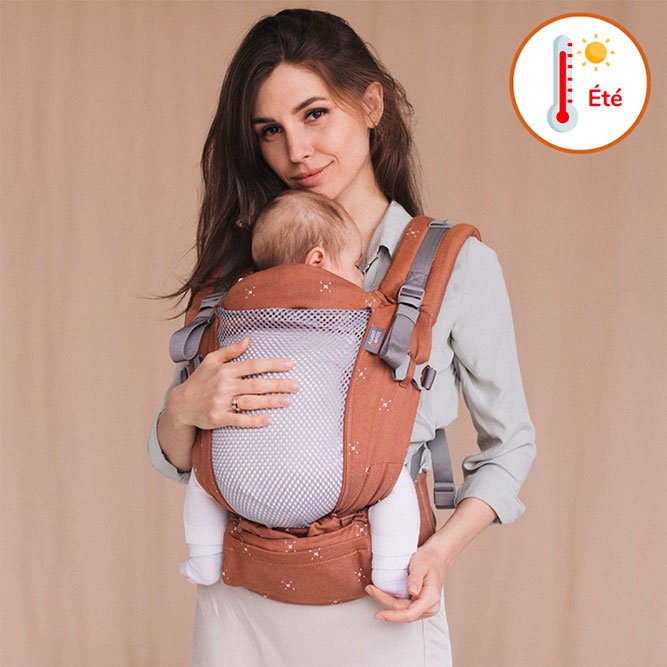 Porte-bébé 'ONE' Caramel | LOVE AND CARRY