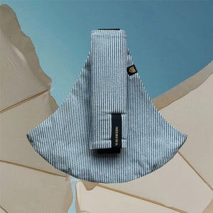 Porte-bébé Rayures Denim clair | WILDRIDE