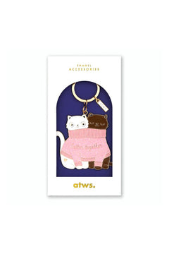 Porte-clés '2 Cats in a Sweater' | ALL THE WAYS TO SAY