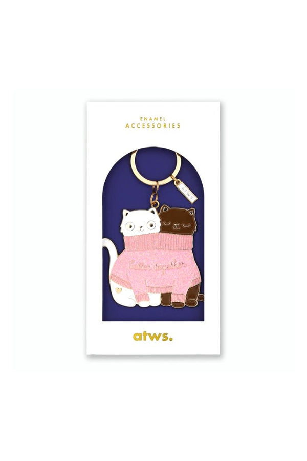 Porte-clés '2 Cats in a Sweater' | ALL THE WAYS TO SAY