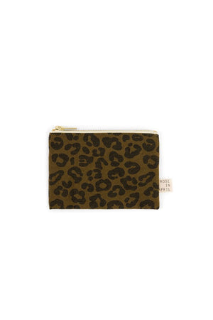 Porte-monnaie 'Marie' Graou Olive | ROSE IN APRIL