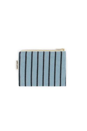 Porte-monnaie 'Marie' Rayures Tennis Blue sky | ROSE IN APRIL