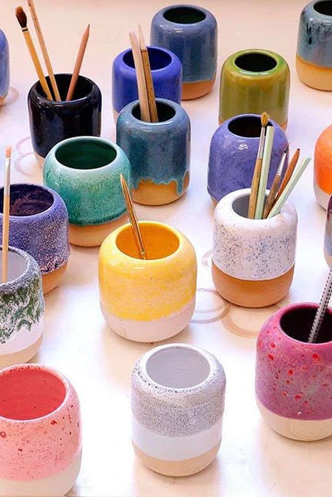 Pot à crayons 'Pen' en céramique | STUDIO ARHOJ