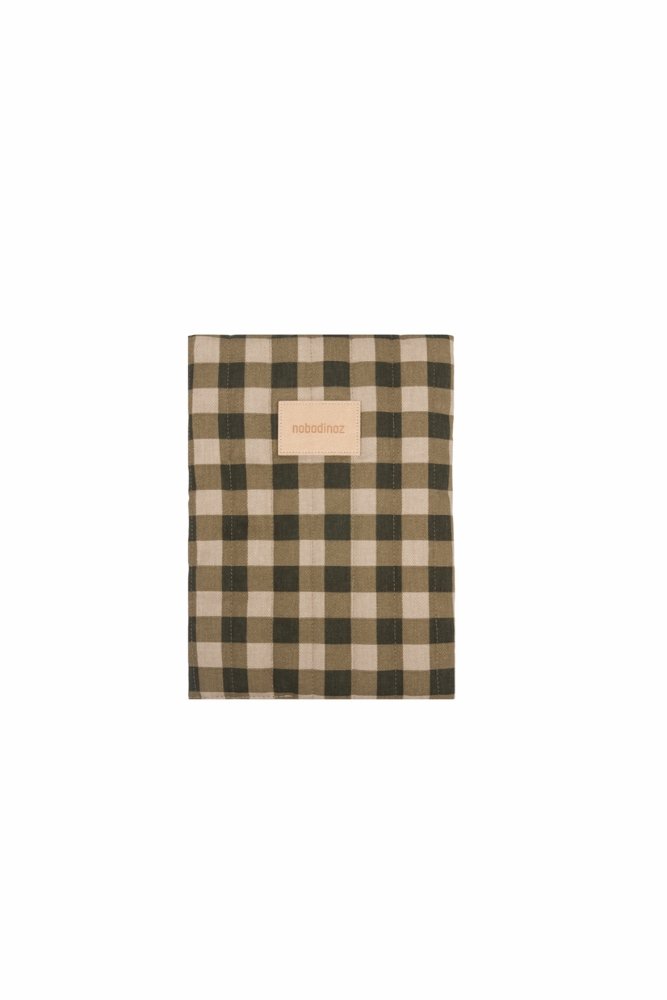 Protège-carnet de santé 'Hyde Park' A5 Green Checks | NOBODINOZ