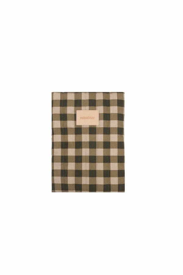 Protège-carnet de santé 'Hyde Park' A5 Green Checks | NOBODINOZ
